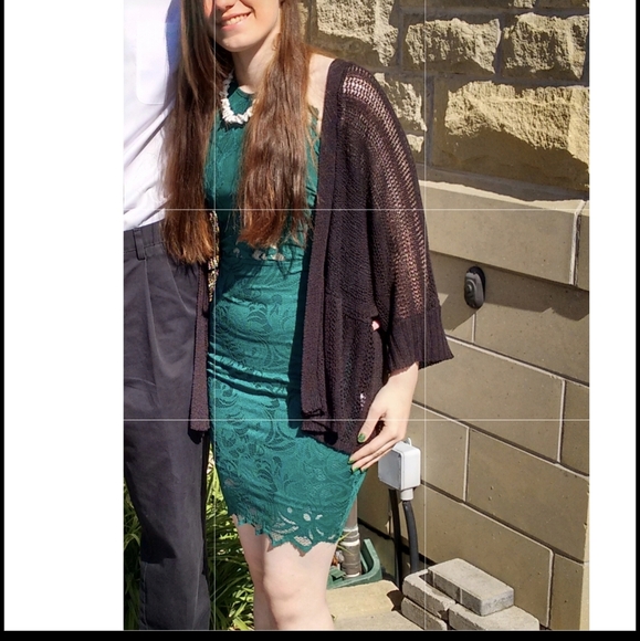 Gorgeous open back green dress - Picture 1 of 5